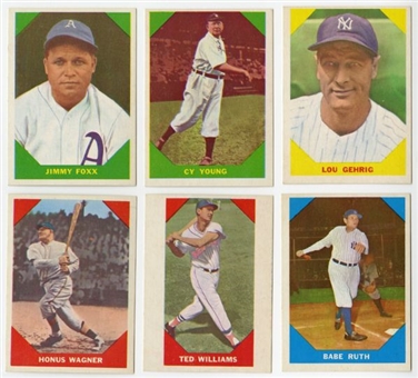 1960 Fleer Baseball Greats Complete Set of 79 Cards